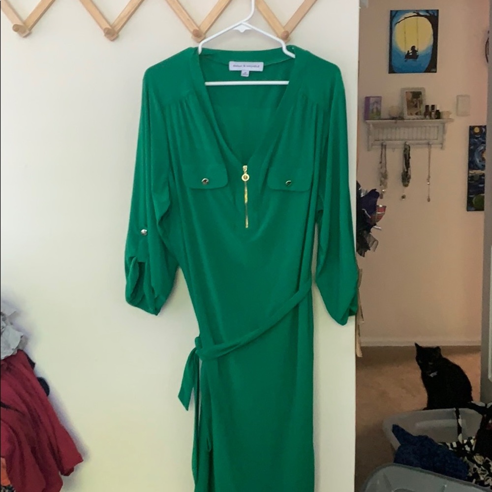 Kelly green dress